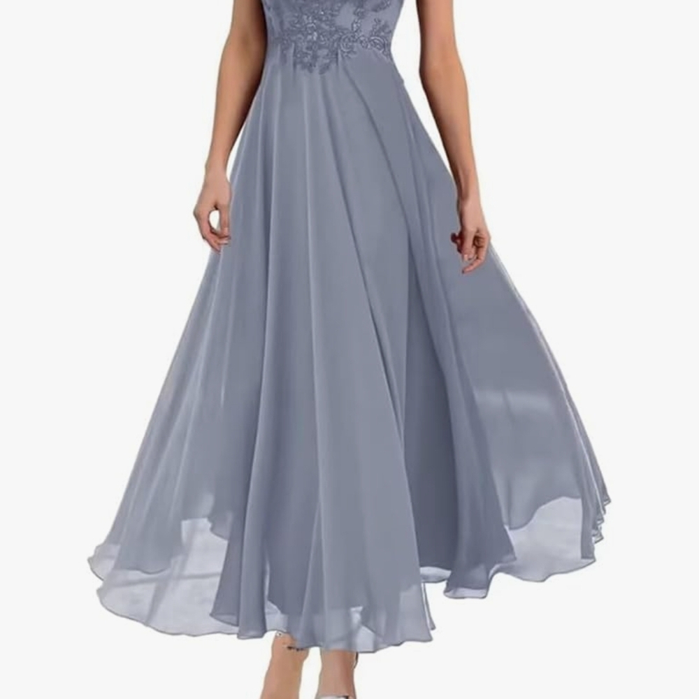 Elegant Blue Evening Gown